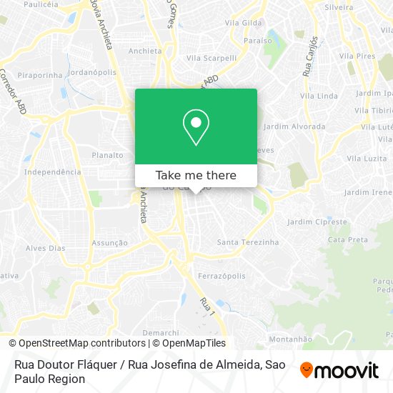 Rua Doutor Fláquer / Rua Josefina de Almeida map