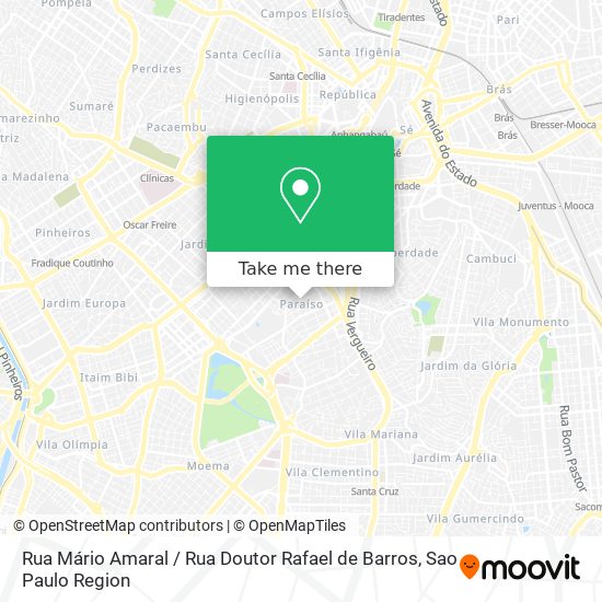 Rua Mário Amaral / Rua Doutor Rafael de Barros map