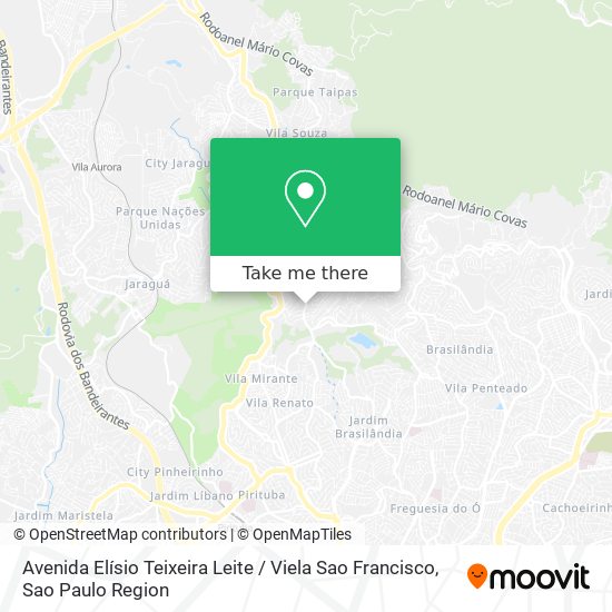 Avenida Elísio Teixeira Leite / Viela Sao Francisco map