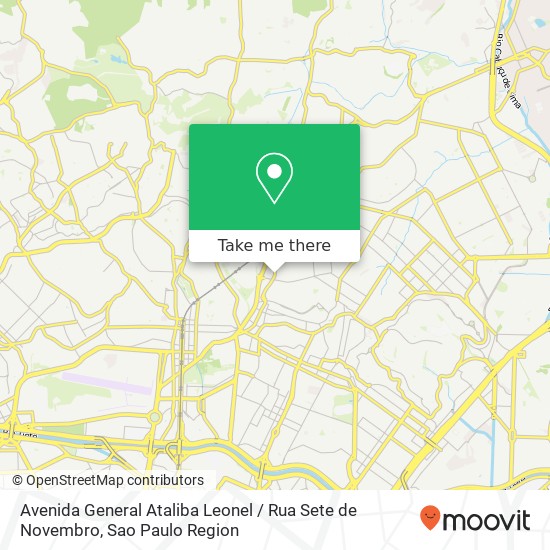 Avenida General Ataliba Leonel / Rua Sete de Novembro map