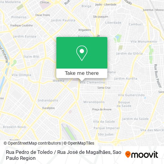 Rua Pedro de Toledo / Rua José de Magalhães map