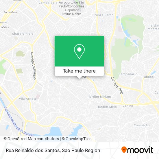 Mapa Rua Reinaldo dos Santos