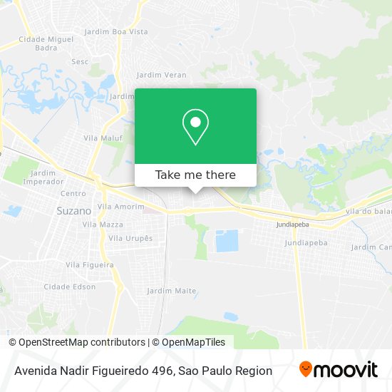 Mapa Avenida Nadir Figueiredo 496