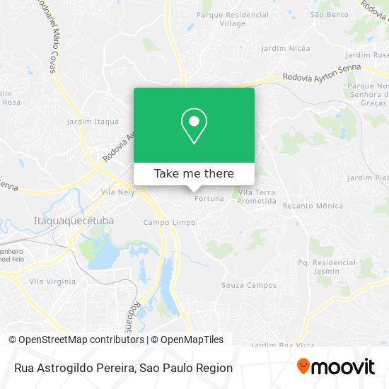 Rua Astrogildo Pereira map