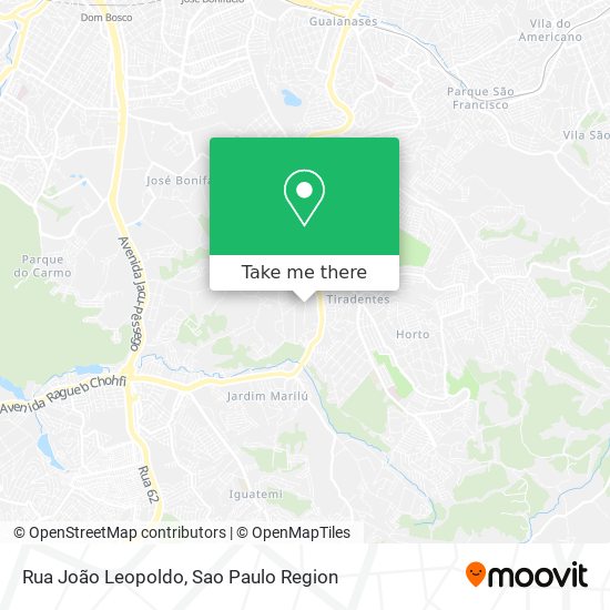 Rua João Leopoldo map