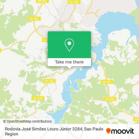 Rodovia José Simões Louro Júnior 3284 map