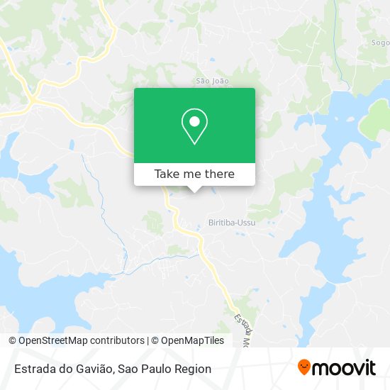 Estrada do Gavião map