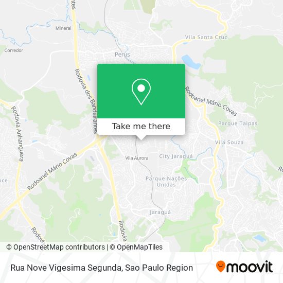 Mapa Rua Nove Vigesima Segunda