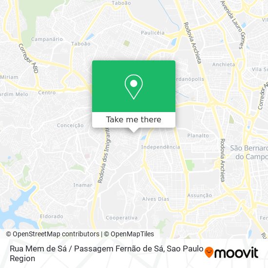 Rua Mem de Sá / Passagem Fernão de Sá map