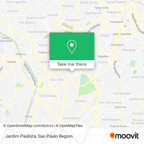 Mapa Jardim Paulista