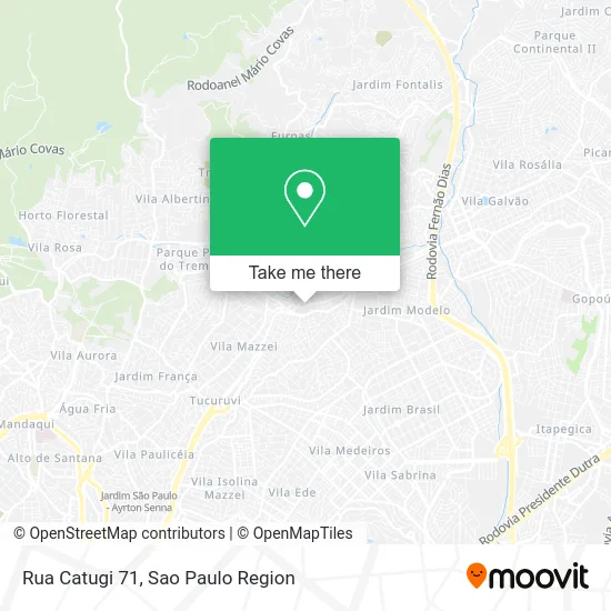 Rua Catugi 71 map
