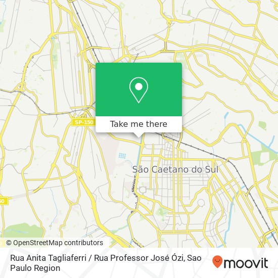 Rua Anita Tagliaferri / Rua Professor José Ózi map