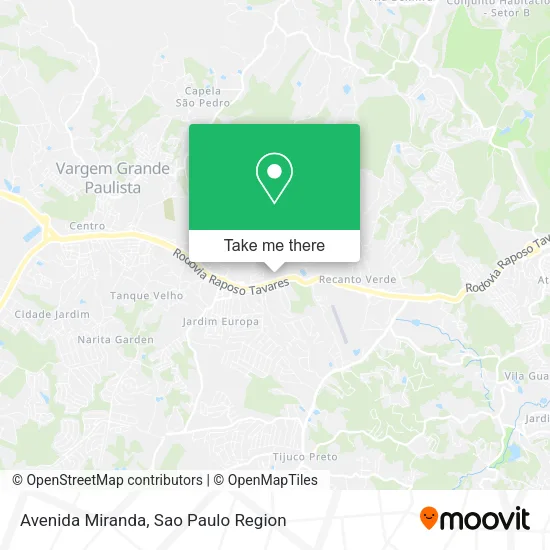 Avenida Miranda map