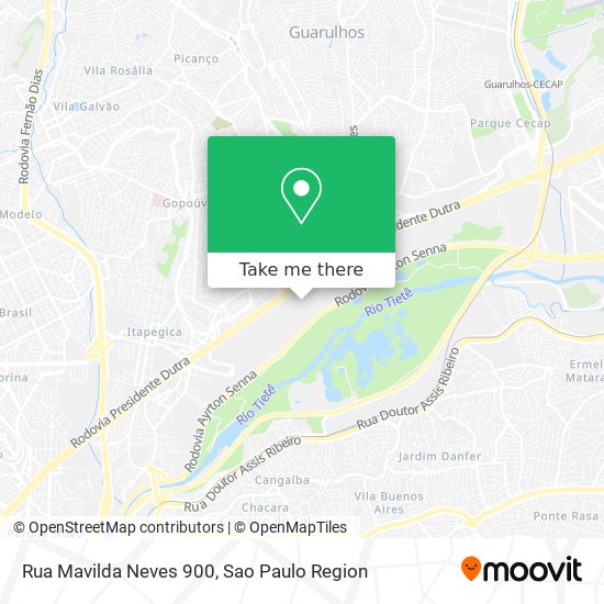 Rua Mavilda Neves 900 map