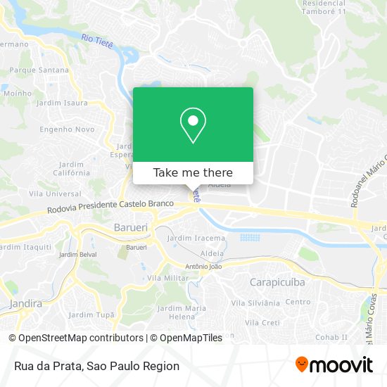 Rua da Prata map