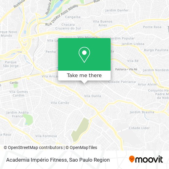 Academia Império Fitness map