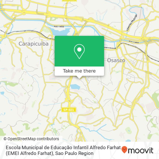 Escola Municipal de Educação Infantil Alfredo Farhat (EMEI Alfredo Farhat) map