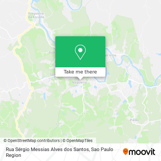 Mapa Rua Sérgio Messias Alves dos Santos