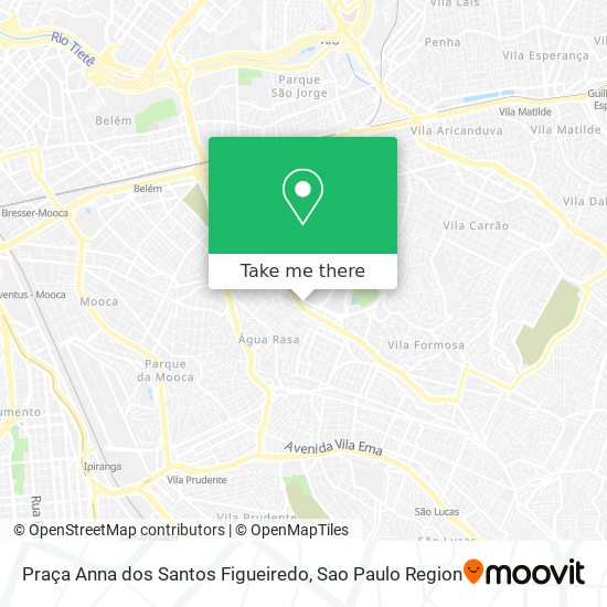 Mapa Praça Anna dos Santos Figueiredo