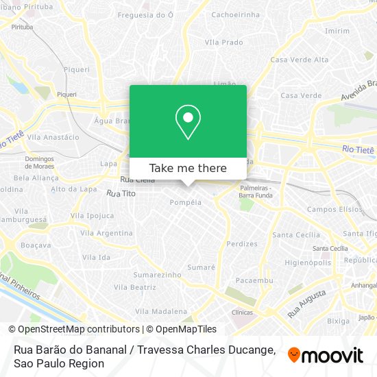 Rua Barão do Bananal / Travessa Charles Ducange map