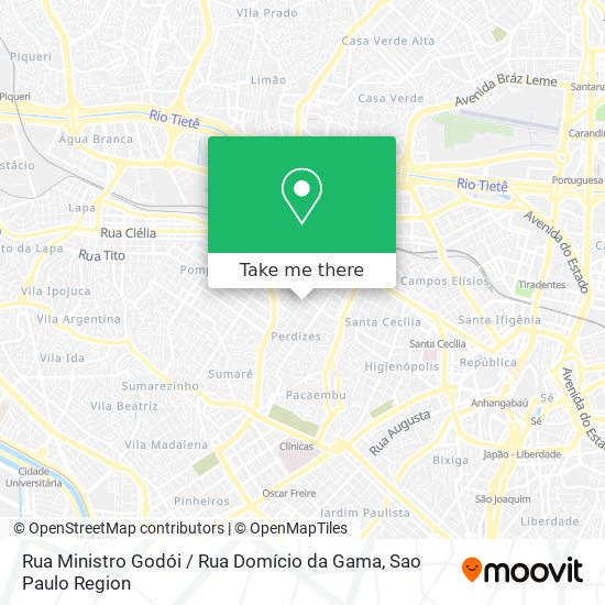 Rua Ministro Godói / Rua Domício da Gama map