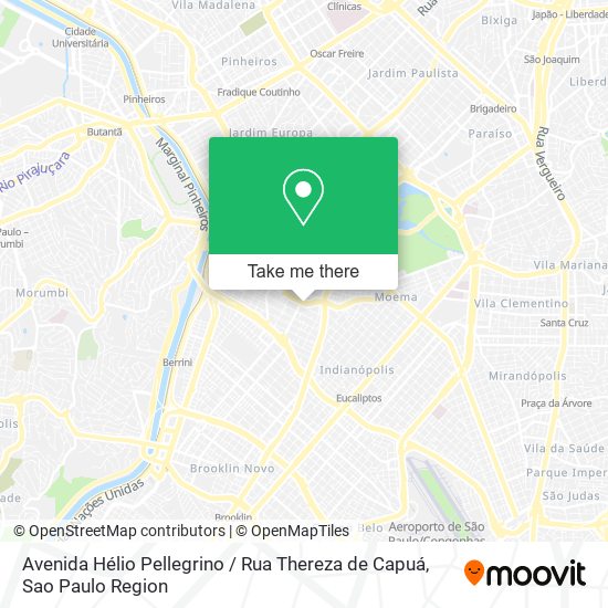 Avenida Hélio Pellegrino / Rua Thereza de Capuá map
