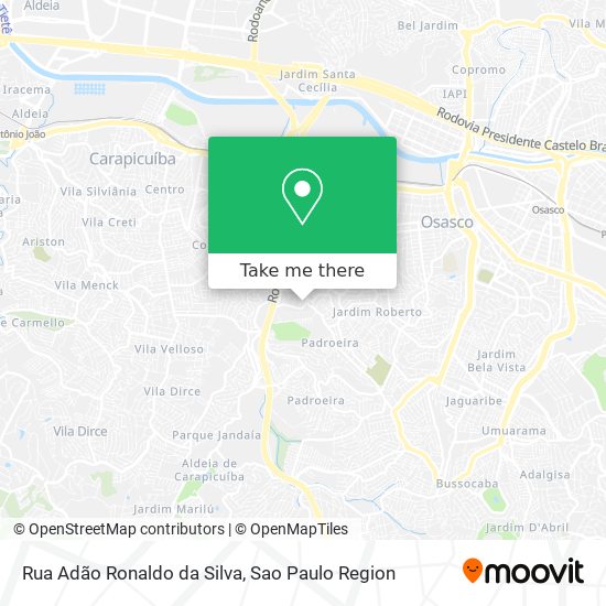 Rua Adão Ronaldo da Silva map