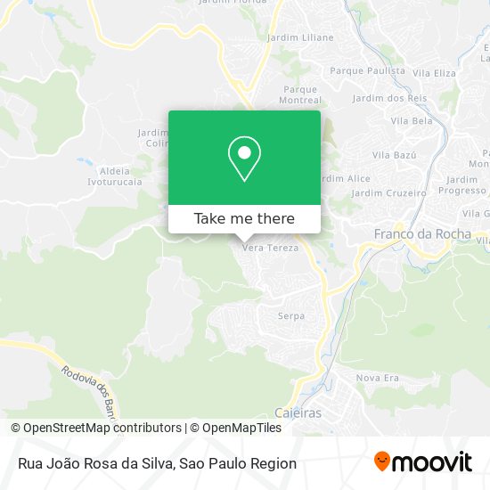 Rua João Rosa da Silva map