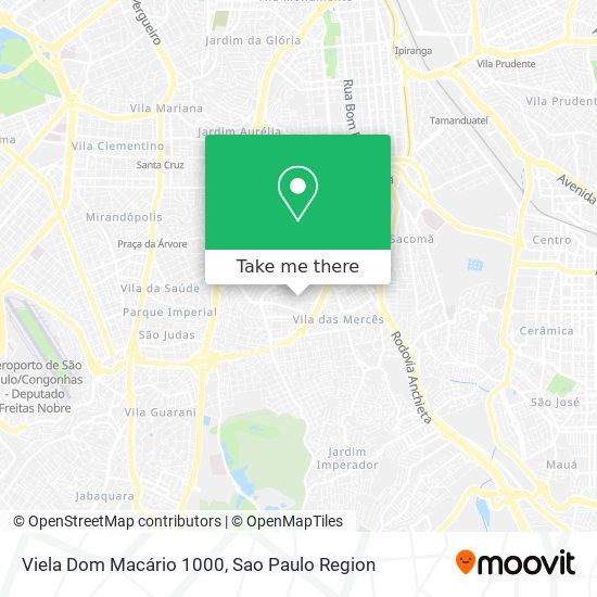Mapa Viela Dom Macário 1000