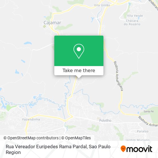 Rua Vereador Eurípedes Rama Pardal map