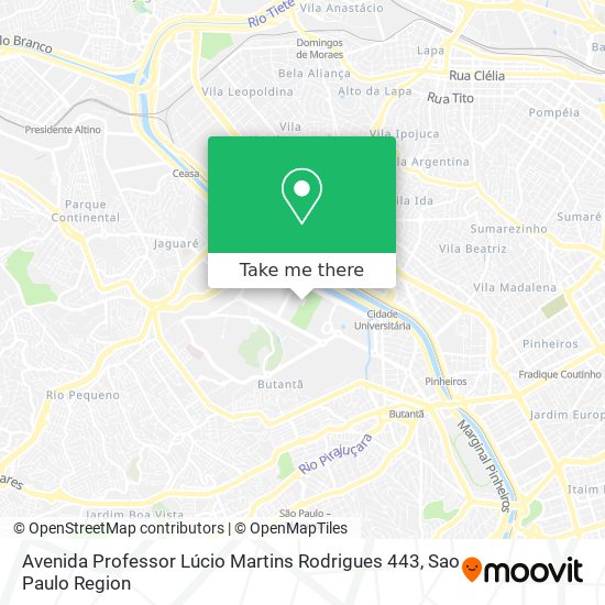 Avenida Professor Lúcio Martins Rodrigues 443 map