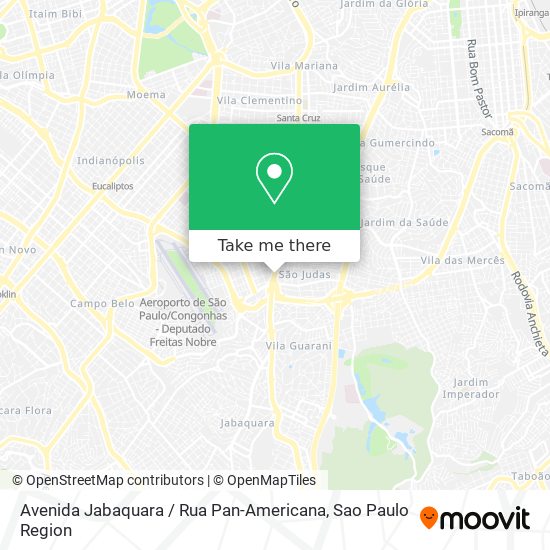 Avenida Jabaquara / Rua Pan-Americana map