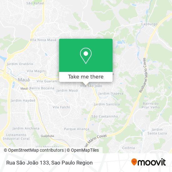 Rua São João 133 map