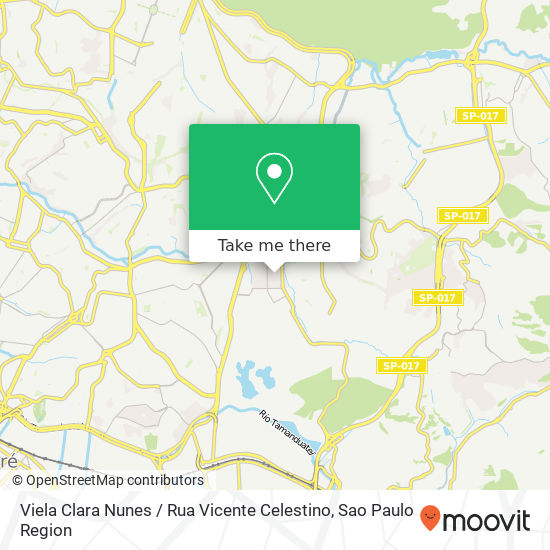 Viela Clara Nunes / Rua Vicente Celestino map