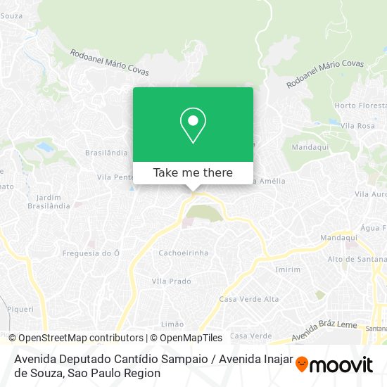 Avenida Deputado Cantídio Sampaio / Avenida Inajar de Souza map