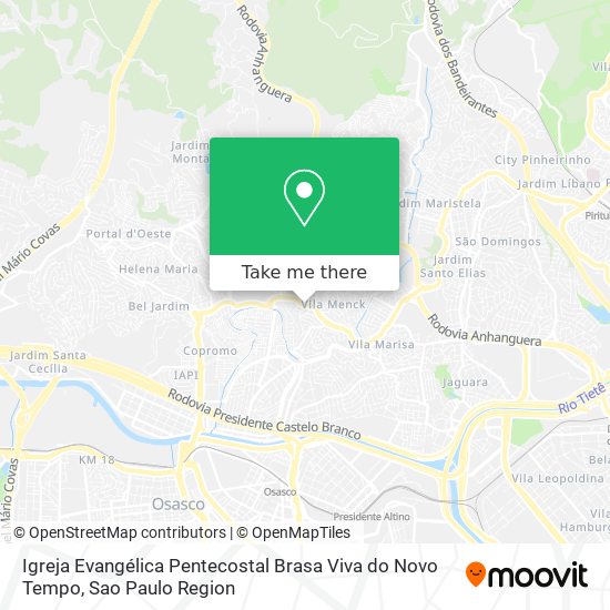 Igreja Evangélica Pentecostal Brasa Viva do Novo Tempo map