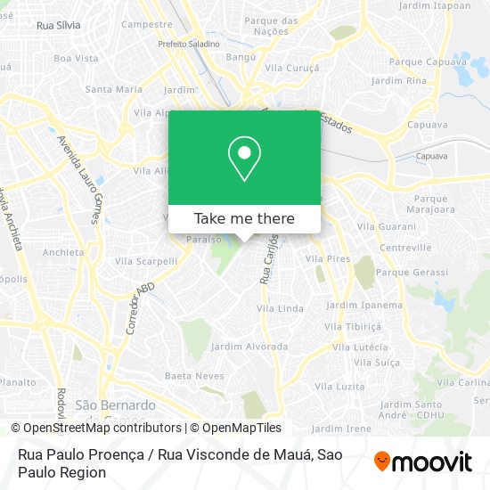 Rua Paulo Proença / Rua Visconde de Mauá map