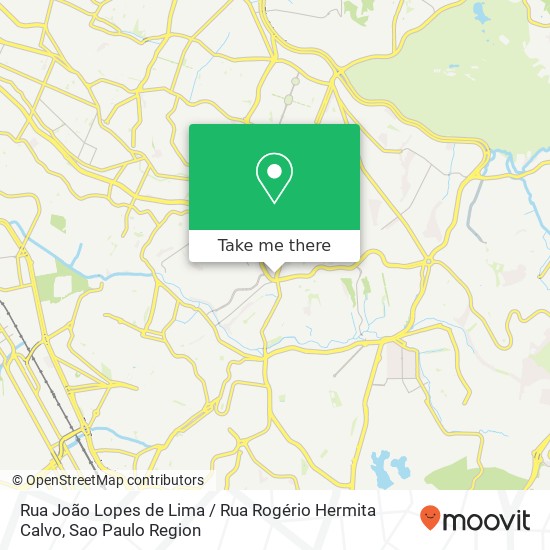 Mapa Rua João Lopes de Lima / Rua Rogério Hermita Calvo