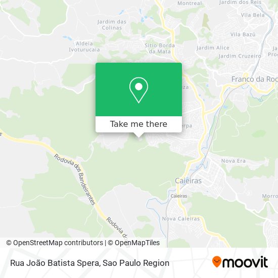 Rua João Batista Spera map