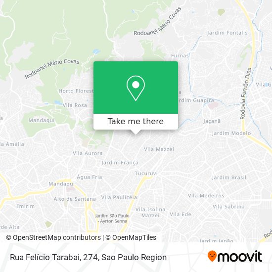 Rua Felício Tarabai, 274 map