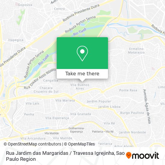 Rua Jardim das Margaridas / Travessa Igrejinha map