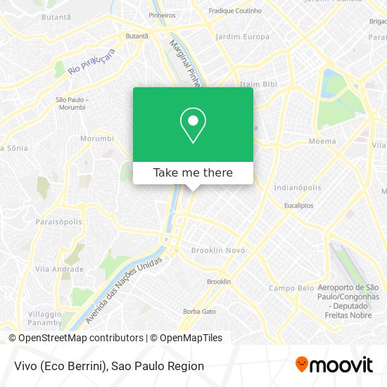 Vivo (Eco Berrini) map