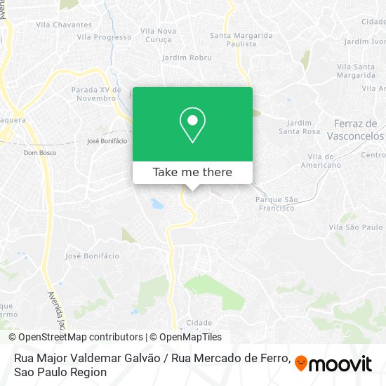 Rua Major Valdemar Galvão / Rua Mercado de Ferro map