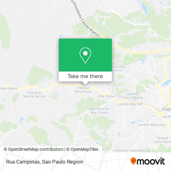 Rua Campinas map