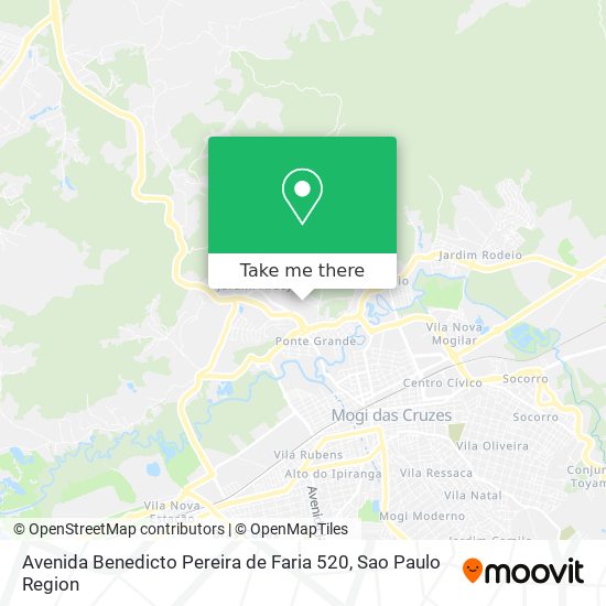 Avenida Benedicto Pereira de Faria 520 map