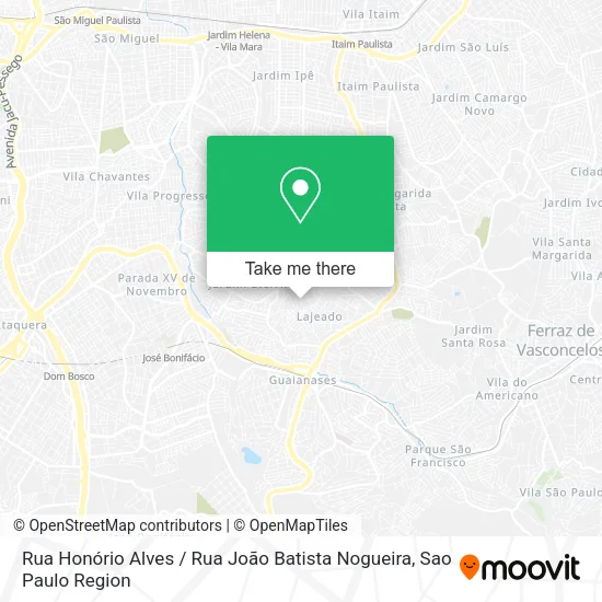 Rua Honório Alves / Rua João Batista Nogueira map