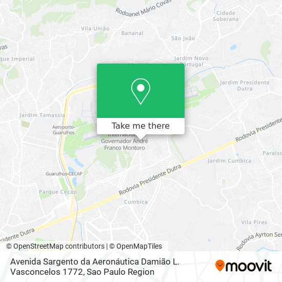 Avenida Sargento da Aeronáutica Damião L. Vasconcelos 1772 map