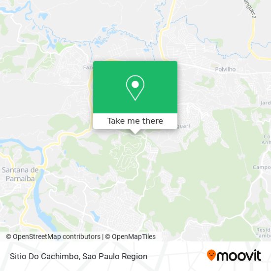 Mapa Sitio Do Cachimbo