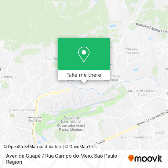 Avenida Guapé / Rua Campo do Meio map