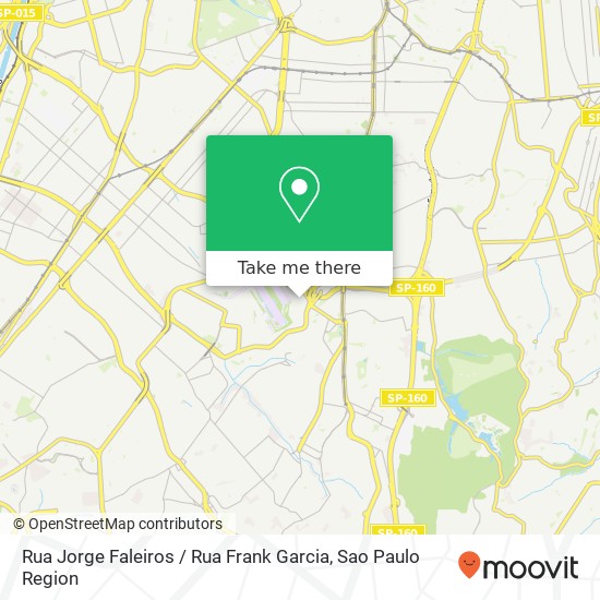 Mapa Rua Jorge Faleiros / Rua Frank Garcia